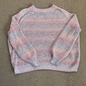 a.n.a Women's Blush and Heather Gray Sweater